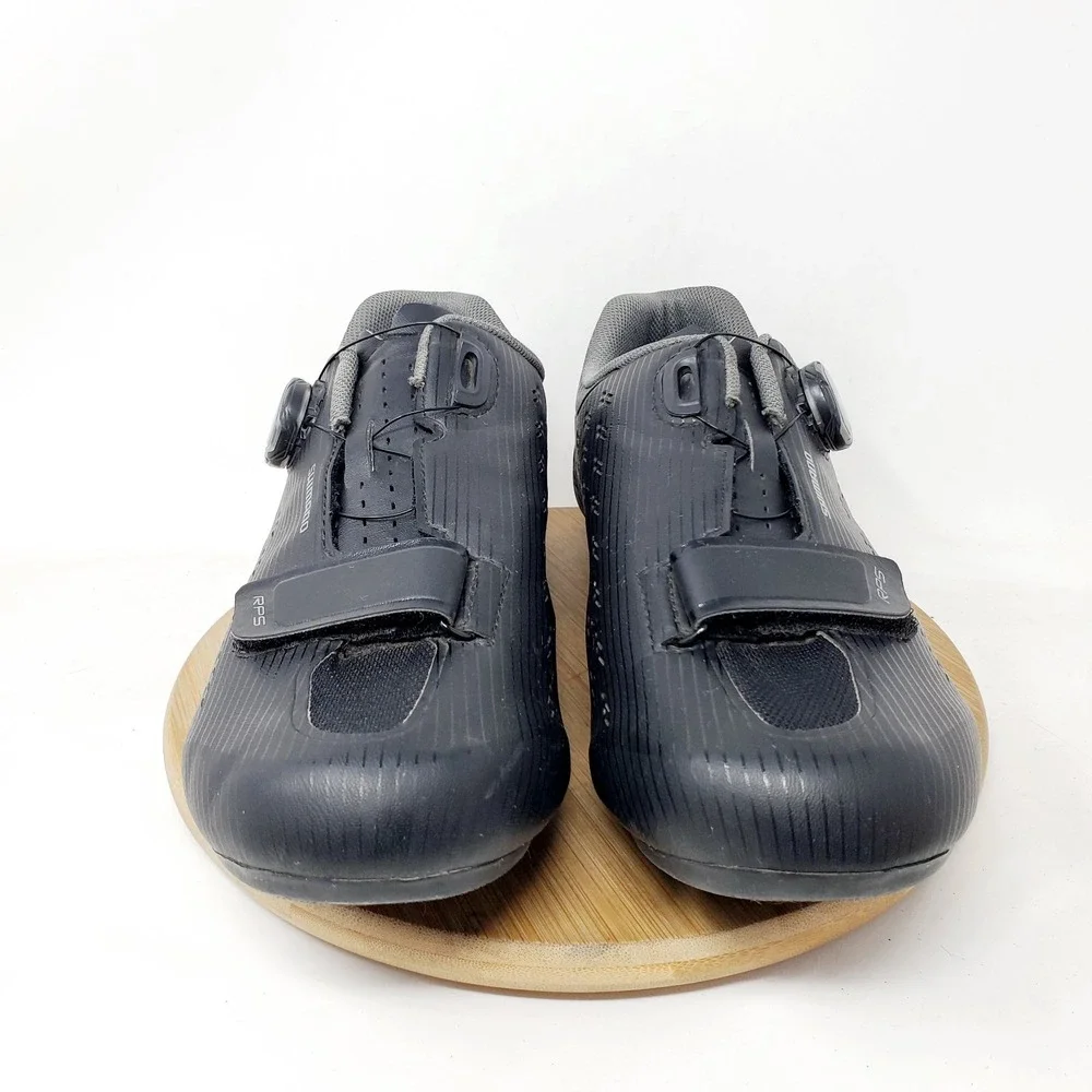 Shimano RP5 BOA Cycling Shoes Mens 44 Road Bike Black Carbon 9.7 US